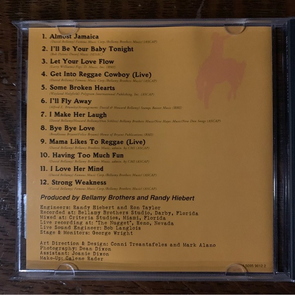 Bellany Brothers The Raggae Cowboy CD - Picture 3 of 6